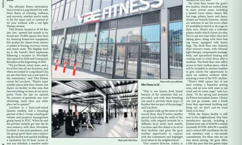 Page 24 of the February 13, 2026 issue of the Queens Courier covering VIBE LIC